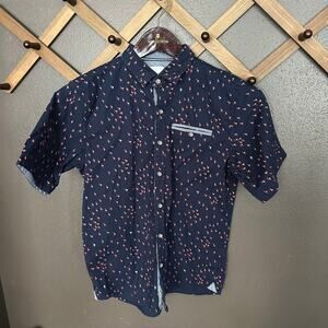 Craft and Flow Boys Short Sleeve Button up size 14-16 Youth